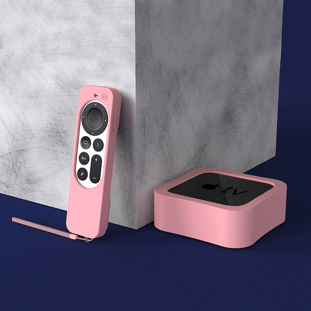 Anti-Drop Shockproof Silicone Protective case for Apple TV 4K 2021 and Apple TV 4K 2021 Remote Control