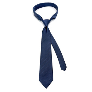 Cravate bleu foncé pour homme, accessoire de costume professionnel pour le travail de bureau, <span class=keywords><strong>tenue</strong></span> quotidienne, style large - Product Image 4