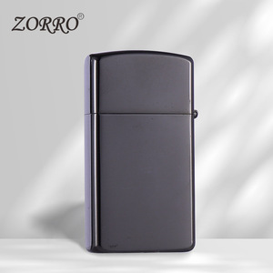 Briquet à kérosène ZORRO/Zorro Z909/909S pour <span class=keywords><strong>femme</strong></span>, élégant, corps étroit, en laiton, coupe-vent, gravable, motifs personnalisés, <span class=keywords><strong>luxe</strong></span> discret - Product Image 3