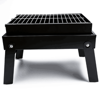 Grilles de barbecue portables en acier inoxydable Grilles de camping pliables en plein air au charbon de bois