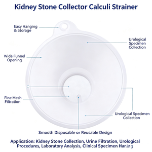 Colector <span class=keywords><strong>de</strong></span> cálculos renales <span class=keywords><strong>de</strong></span> gran capacidad, filtro <span class=keywords><strong>de</strong></span> orina <span class=keywords><strong>de</strong></span> alto flujo para <span class=keywords><strong>drenaje</strong></span> <span class=keywords><strong>de</strong></span> fragmentos en nefrolitotomía percutánea - Product Image 5