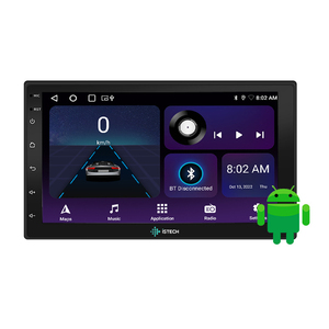 Radio Multimedia con <span class=keywords><strong>Bluetooth</strong></span> para coche, reproductor de vídeo <span class=keywords><strong>Mp5</strong></span> con pantalla táctil de 7 pulgadas, 2 Din, Android - Product Image 1