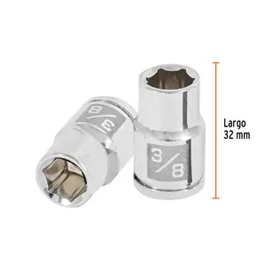 Set di Chiavi a Bussola Master con 36 Pezzi, Attacco da 3/8', 6 Punte, Truper - Product Image 1