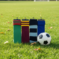 Chaussettes de football classiques en coton éponge à rayures pour jeunes, respirantes et antibactériennes, pour hommes, idéales pour le sport et la gym - Vente en gros sur mesure