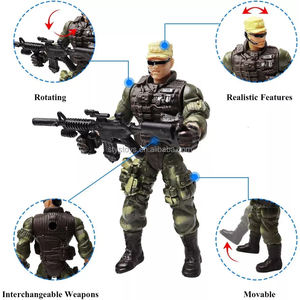 Kit de figurines militaires <span class=keywords><strong>SWAT</strong></span> pour enfants, figurines d'<span class=keywords><strong>action</strong></span> d'hommes de l'armée avec accessoires de soldats en plastique, cadeaux pour enfants - Product Image 5