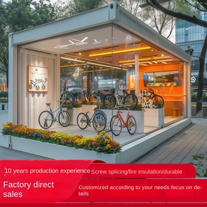 Contenedor de Instalación Básica y Gratuita, Conjunto de Habitaciones LCL Rápido, Acero Cuadrado Reforzado, Apto para Contenedores de Mercado Nocturno - Product Image 1