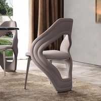Chaise de salle à manger ronde moderne, fabrication dorée, ensemble de salle à manger blanc pour intérieur, mobilier de restaurant