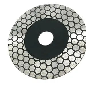 Grille hexagonale gres carreaux de porcelaine pierre meulage disque de coupe diamant lame de scie