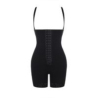 Fajas Colombianas para después de la cirugía, ropa moldeadora con cremallera inferior para mujer, Control de barriga, levantador de cadera, levantador de glúteos, moldeador de cuerpo, ganchos frontales