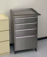 Chariot de Salon Moderne en Acier Inoxydable pour Professionnels de la Beauté, Idéal pour les Salons de Coiffure