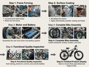 New 48v 500W 15A Mountain Bike Snow Fat Tire Motorcycle - Product Image 4