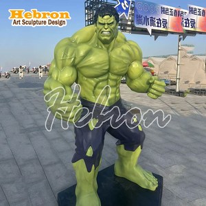 Statua Gigante di Hulk in Vetroresina, Personaggio di Film <span class=keywords><strong>Marvel</strong></span>, Decorazione per Palestra, Alta Qualità, Vendita all'Ingrosso - Product Image 2