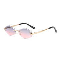 Twooo T1248 Fashion Shades Gradient Outdoor UV400 Metal Women Lunettes de soleil 2024