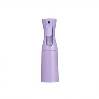 Botella de Spray Continuo Chenwu PW017 al por Mayor, con Logotipo Personalizado OEM, 200ml 300ml, Forma Cilíndrica Transparente, Pulverizador de Niebla Fina de PP/PET