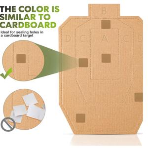 1000Pcs/Roll Self Adhesive Square Target Pasters Hunting Target Stickers Square Pasters For Range Practice - Product Image 2