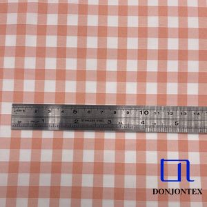 Tissu à carreaux en polyester teint en fil exclusif pour robe ou draps de lit pour femmes - Product Image 2
