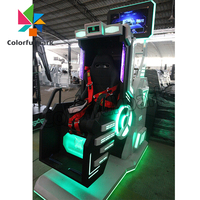 Coloré Parc vr 360, machine de jeu d'arcade de réalité, VR