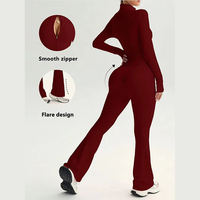 Ensemble de survêtement Y2K pour femme : veste zippée et leggings taille haute respirants effet ventre plat pour le yoga et la course en extérieur en automne