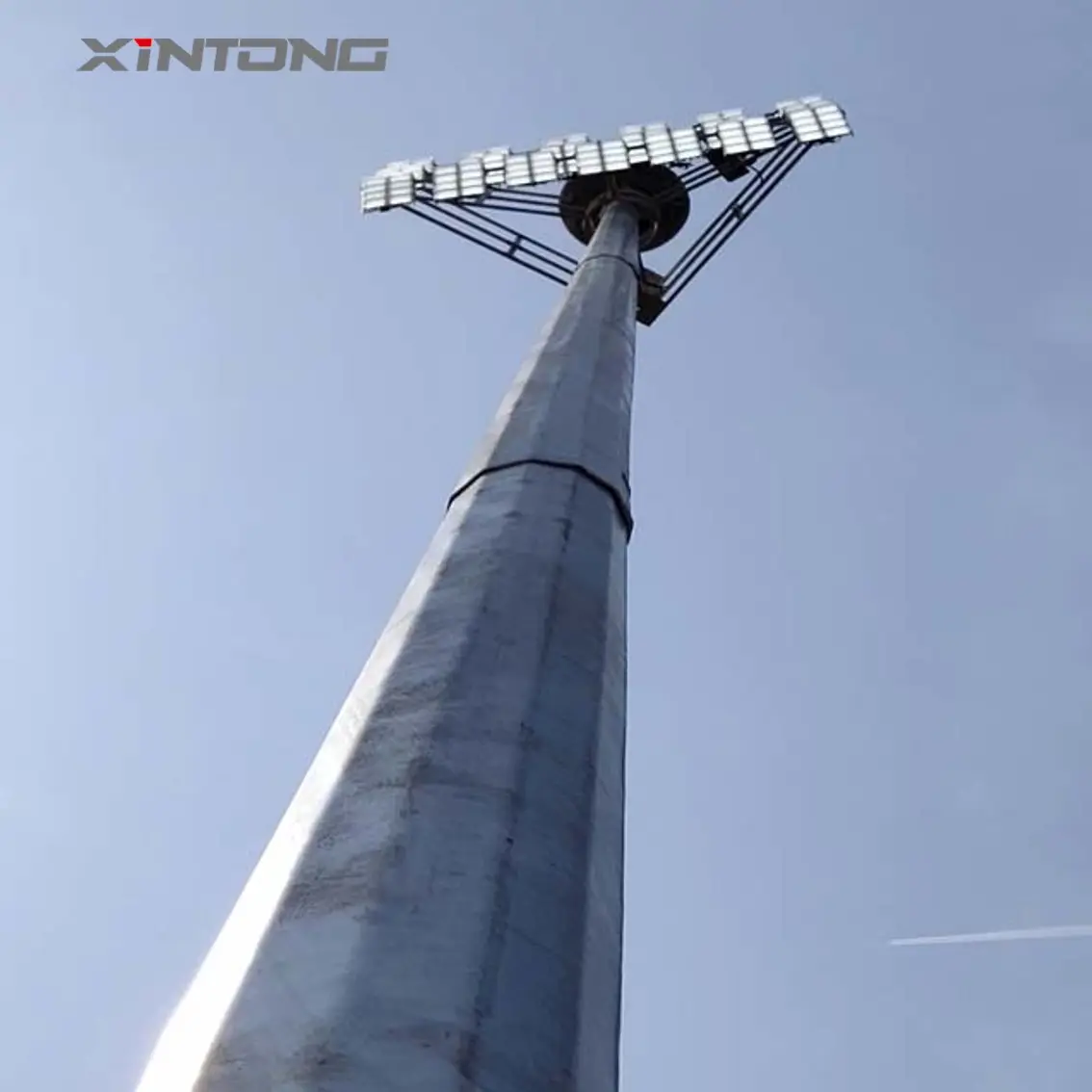 XINTONG-poste de luz de alto mástil, nuevo diseño, 20 metros