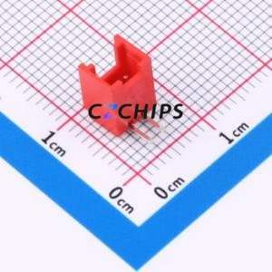 W200110K-2PR2123 Wire-to-Board Pin Header Bent Lead Through Hole,P=2mm Connector 1x2P 2mm Right Angle Insert HY - Product Image 1