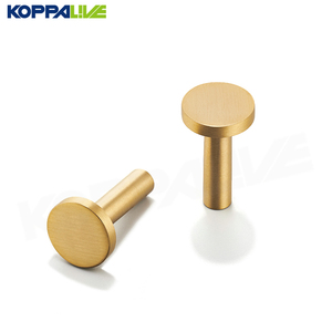 Koppalive phong cách hiện đại tối giản trang trí phòng tắm chải Brass vàng Tường quần áo móc treo áo choàng móc áo - Product Image 1