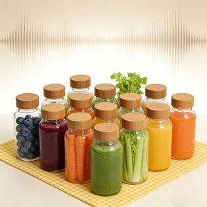 ขวดแก้วขนาดเล็ก 60 มล. 2 ออนซ์ สำหรับบรรจุเครื่องดื่มเพื่อสุขภาพ แบบแพ็ค  พร้อมพิมพ์โลโก้ตามสั่ง  ขวดแก้วรีไซเคิลได้ขนาดเล็ก - Product Image 3