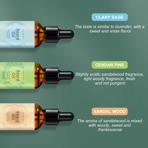 Huile <span class=keywords><strong>de</strong></span> croissance <span class=keywords><strong>de</strong></span> barbe 100% biologique, marque privée, huile à barbe OEM, prix <span class=keywords><strong>de</strong></span> gros direct usine, OEM ODM, pack <span class=keywords><strong>de</strong></span> 3 x 30 ml <span class=keywords><strong>pour</strong></span> la barbe - Product Image 2