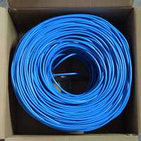Câble réseau DENIXI Cat5 Cat5E CAT6 CAT6A 100M 328FT 305M 1000FT 8 cœurs en cuivre pur UTP FTP SFTP Ethernet