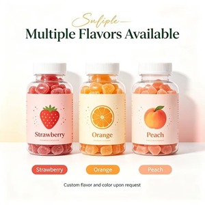 Gomitas de Frutas y Verduras Naturales ODM y OEM, 60 Unidades, Multivitamínicas, con Forma de Fruta Pelable - Product Image 4