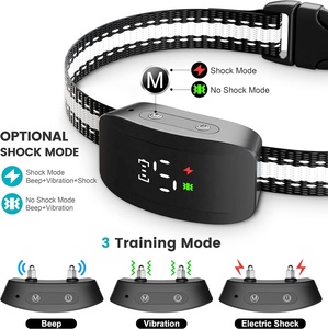 2025 Wiederauf lad bares Hunde halsband Bark Deter rent Device <span class=keywords><strong>Stop</strong></span> Dogs vom Bellen für große Hunde - Product Image 2