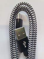 Câble de charge rapide USB Type C tressé en nylon pour téléphone portable, ordinateur, voiture, compatible