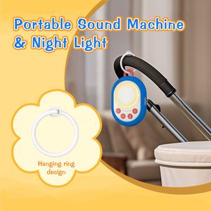 Machine à Sons Apaisants Portable HiFiD pour Bébé avec 20 Sons Apaisants Haute Fidélité, Luminosité Réglable, Veilleuse et Minuteur d'Arrêt Automatique - Product Image 4