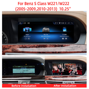 Radio de Coche Android 13 de 10.25 Pulgadas con GPS para <span class=keywords><strong>Mercedes</strong></span> BENZ Clase S W221 W216 CL 2006-2015, Reproductor Multimedia con Navegación, Carplay Inalámbrico - Product Image 2