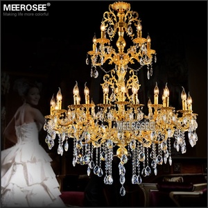 MEEROSEE Grand Lustre En Cristal Éclairage Hôtel <span class=keywords><strong>Suspension</strong></span> <span class=keywords><strong>Suspension</strong></span> Lamparas <span class=keywords><strong>Suspension</strong></span> Lampe Pour Salle À Manger Grand MD3134 - Product Image 2