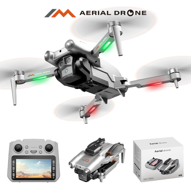 M6 RC Drone Hot Selling Large Screen Remote Control Aerial Photography Obstacle Avoiding HD Foldable Quadcopter