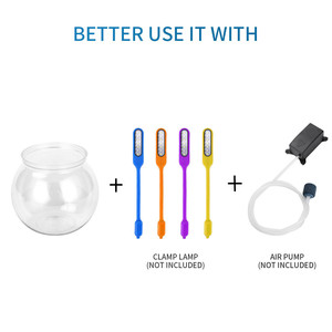 Mini Acuario Redondo de Plástico Transparente para Peces Dorados, Fácil de Limpiar, para Sala de Estar, Escritorio, Uso Interior/Exterior - Product Image 5