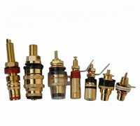 Connecteur de borne plaqué or pour amplificateur de haut-parleur, prise banane avec vis et embout de soudure pour câble