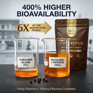 Polvo para el Soporte Articular de Marca Privada OEM ODM, Sulfato de Glucosamina, Cúrcuma, Curcumina 95%, Boswellia, MSM, Quercetina, Fórmula Natural - Product Image 3