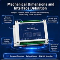 Module d'E/S numérique Modbus RS485, 8 canaux DI (Latch/Inversion/Compteur/Fréquence 0~400Hz±1%), 8 canaux DO (Sortie instantanée/Impulsion/Retard) 8A