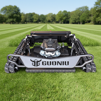 Robot Traktor Mini Zero Turn Pintar RC, Mesin Pemotong Rumput Robot Berbahan Bakar Gas