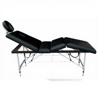 Meilleure vente chaude Camillas De Masajes 4 sections Shiatsu Salon de beauté Spa du visage Lit de massage Table de massage de Salon couverte de Pu
