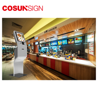Shenzhen COSUN Totem Dokunmatik Ekranlı Kiosk Termal Yazıcı Tablet Yer Standı SDK'lı Self Servis Metal ve Cam