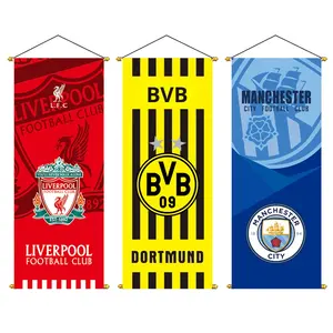 Bandera de la Copa Mundial de Fútbol 2026 de EE. UU., Canadá y México, Decoración de Tela Fundida a Presión, Regalos para Fanáticos - Product Image 1