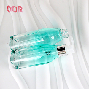 Lotion Bottle 100ml 120ml Gradient-colored <b>Glass</b> Bottle Customized Cosmetics <b>Container</b> Empty with Pressing Pump Head - Product Image 4