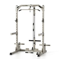 Soporte Multifuncional de Acero para Sentadillas, Press de Banca, Dispositivo de Dominadas, Gantry, Equipo de Fitness con Saco de Arena, Unisex, Bíceps, Tríceps