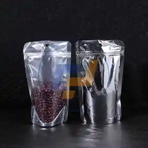 High quality matte laminated stand up tiny plastic bags ziplock