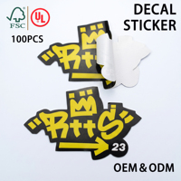 Étiquettes en vinyle découpées à la forme, en gros, en rouleau, imperméables, personnalisées, imprimées, pour emballage, autocollants avec logo pour étiquettes d'emballage