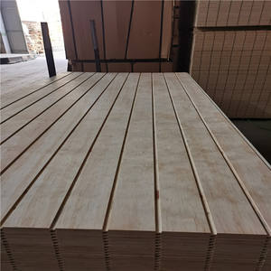 Panel de techo de madera contrachapada de pino <span class=keywords><strong>V</strong></span> W U Tablero laminado de pino ranurado de madera contrachapada de pino ranurado - Product Image 2