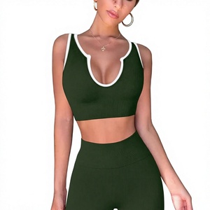 Premium Women Sports <b>Leggings</b> High Waist Tummy <b>Control</b> Sports Bra Adjustable Straps Quick Dry Running Training Gym Activewear - Product Image 1