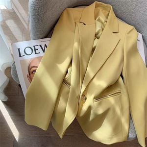 Hochwertige neue Damenmode Jacke Top Revers Kragen Knopf <span class=keywords><strong>Blazer</strong></span> Top <span class=keywords><strong>Plus</strong></span> <span class=keywords><strong>Size</strong></span> Weibliche Elegante Anzug Mantel - Product Image 6